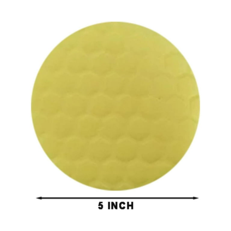 Chemical Guys Bufx_104_hex5 Hex-Logic Light-Medium Polishing Pad, White (5.5 inch)