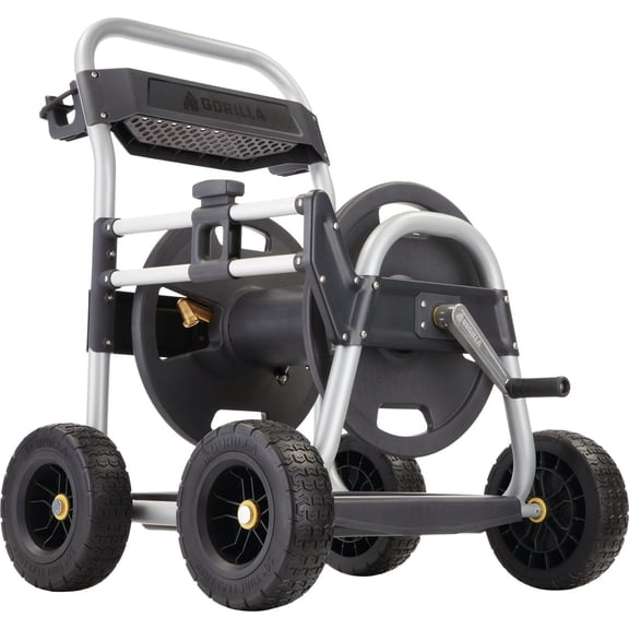 Tricam Gorilla 250 ft. Black/Gray Wheeled Hose Reel Cart