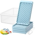 thumbnail image 2 of Ice Cube Mold Box 104 Grid Round Plastic With Lid Frozen Whiskey Homemade Ice Hockey Ice Cube Ice Tray System, 2 of 12