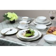 thumbnail image 4 of Lorren Home Trends 24 Piece Wavy Fine China Collection Gold Dot Dinnerware  (Service for 4), 4 of 5