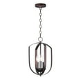 thumbnail image 1 of Maxim 10033OI 10 in. Provident 3 Light Oil Rubbed Bronze Chandelier Ceiling Light, 1 of 1