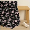 thumbnail image 4 of Soimoi Black Cotton Cambric Fabric Flower & Leaves Watercolor Fabric Prints By Yard 56 Inch Wide, 4 of 7