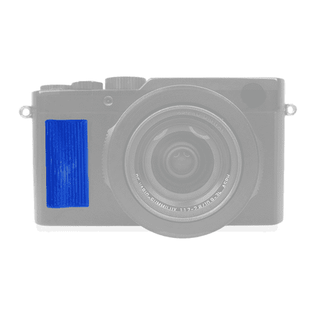 Foto&Tech Plastic Ribbed Texture Attachment Grip Compatible with Leica Cameras (Royal Blue)