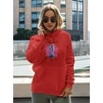 thumbnail image 2 of Modern Statue Blur Eyes Hoodie Women -Image by Shutterstock, Female Medium, 2 of 4