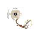 thumbnail image 2 of SOPOTUTU White Plastic Wash Timer with 6-Wire Control Panel for Laundry Machine Replacement Part 9x6.5x5.6 cm, 2 of 8