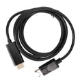 thumbnail image 3 of DisplayPort Cable, Stereo DisplayPort To HD Multimedia Interface Adapter Stable Performance PVC Stable Signal Transmission 1.8m/5.9ft  For TV For PC 1080p DP TO HD Multimedia, 3 of 8