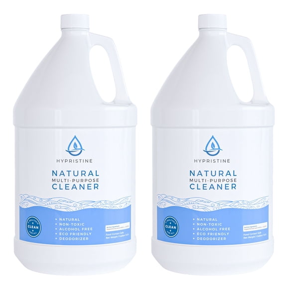Hypristine Natural Multi Surface Cleaner - Multipurpose Formula - 2 Pack, 128 fl oz