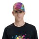 thumbnail image 4 of Fotbe Rainbow Melting Ice Cream Gorro Clásico de Béisbol, Gorra Ajustable con Broche Snapback, Gorro de Exterior de Algodón Suave, 4 of 6