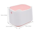 thumbnail image 5 of FOMIYES 2Pcs Table Small Waste Bin Press Type Office Table Waste Bucket 11.8x5.3x5.1in, 5 of 8