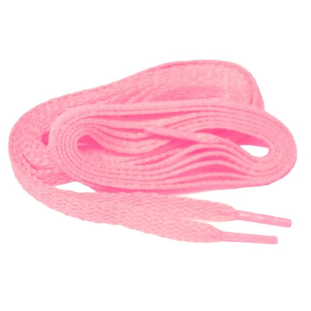 

Light Baby Pink ProATHLETIC™ 8mm Flat 5/16 Style Sneaker Shoelaces (2 Pair Pack 45 Inch 114 cm)