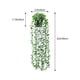 thumbnail image 4 of Bewildely Planta artificial de eucalipto, plantas colgantes decorativas, hojas de vid, hogar, jardín, guirnalda de imitación realista, estante Decoración Verde claro/blanco, 4 of 6