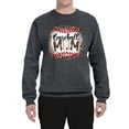 thumbnail image 3 of Baseball Mom Jaguar Print Sports Unisex Crewneck Graphic Sweatshirt, Charcoal, 3X-Large, 3 of 5