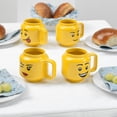 thumbnail image 4 of Lego: Taza de cerámica pequeña - Happy Boy - 8.5 onzas (255 ml), cabeza clásica de miniaturas amarilla, taza novedosa, apta para lavaplatos, bebidas calientes y fr&amp;amp, 4 of 6