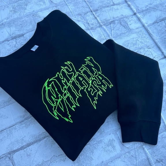 In My Villain Era Embroidered Crewneck Sweatshirt Menswear Stylish