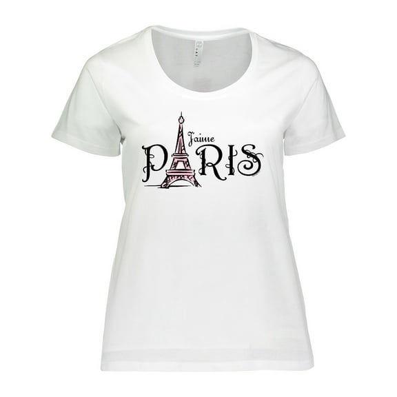 Inktastic J'aime Paris Women's Plus Size T-Shirt