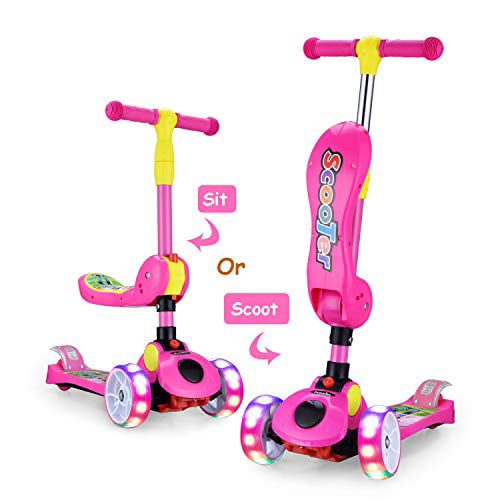 Details about   LED Scooter Roller 2 Rad Kinderroller scooter Klappbar Kinderroller Kickroller