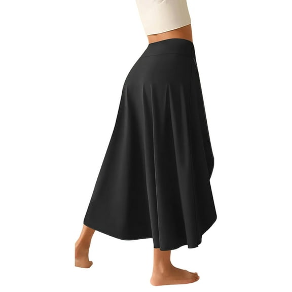 Summer Athletic Skirt With Pockets Stretchy Golf Practice Wear Ruffle Trim
