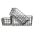 thumbnail image 1 of Urban Trends Collection: Metal Hand Basket, Coated Finish, Black, 1 of 2
