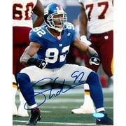 Michael Strahan Autographed Sack Celebration 8" x 10" Photograph