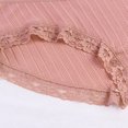 thumbnail image 7 of Ashirexll Maternity Underwear High Waist Plus Size Support Adjustable Soft Breathable Comfortable Solid Color Lace Pregnancy Maternity Underwear Cotton Pink 3XL, 7 of 7