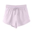 thumbnail image 5 of KPOPLK Women's Hiking Liner Shorts Lightweight Quick Dry 5" Shorts Water Resistant with Zipper Pockets Size S,Light Purple, 5 of 6