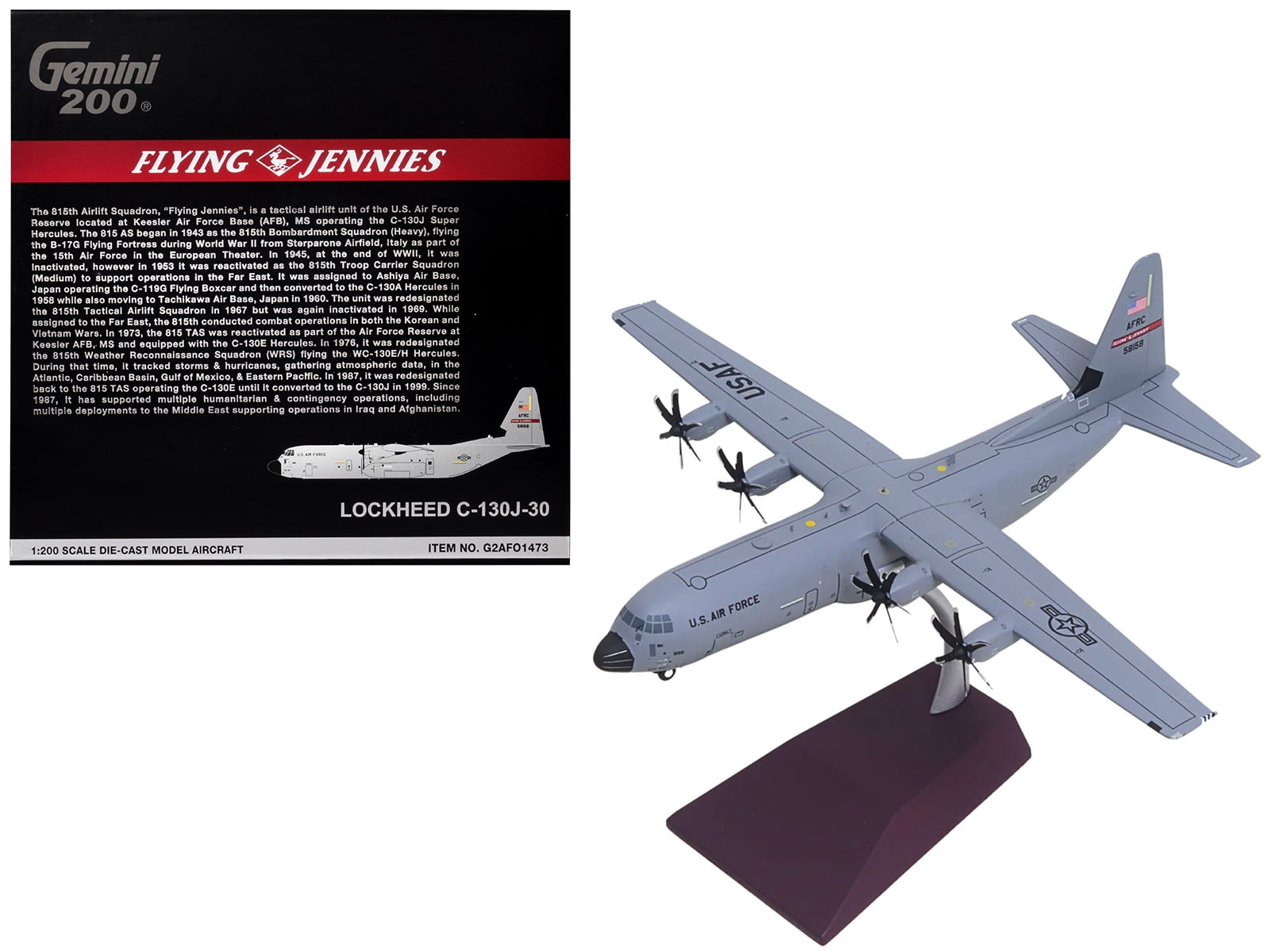 GeminiJets Gemini200 Boeing E-4B Military Aircraft Model, 1:200