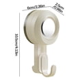 thumbnail image 2 of Weloille Suction Cup Hooks, Household Non Punching Detachable and Reusable Household Bathroom Suction Cup Hooks, 2 of 2
