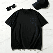 Men's 100% Cotton Short Sleeve Crewneck Graphic T-Shirt, Soft Breathable Moisture Wicking Casual Basic