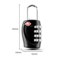 thumbnail image 2 of axGear Password Lock TSA 330 Approved Travel Luggage 4 Digit, 2 of 3