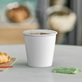 thumbnail image 2 of VeZee 8 Oz Disposable White Poly Paper Durable Hot Cup ONLY For Hot/Cold Drink, Coffee Cups, Tea, Cocoa, Travel, Hot Chocolate, Chai, Latte & Hot Soup|200CT, 2 of 6
