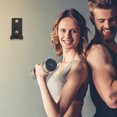 thumbnail image 4 of UPOUART 1 Set of Wall Mounted Weights Rack Steel Black for Fitness Accessories, 4 of 6