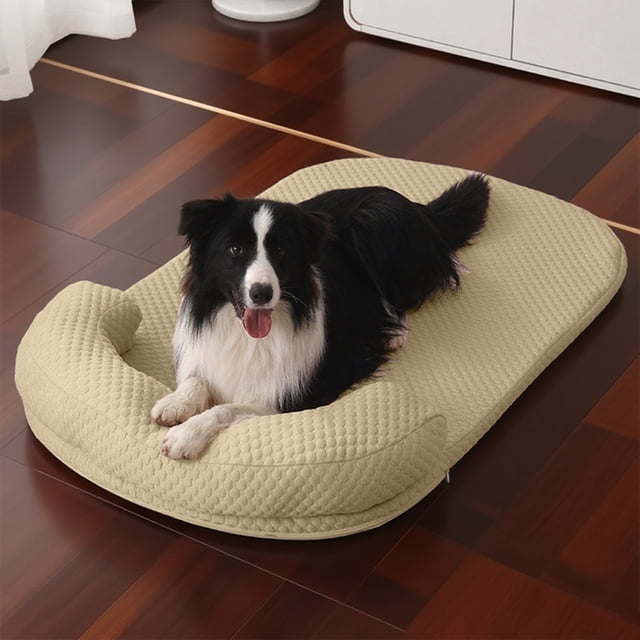 Lit pour Chiens Tapis pour Animaux de Compagnie Résistant à la Chaleur Lit pour Chiens Lavable en Machine Design Confort d'Été pour Petits à Grands Animaux