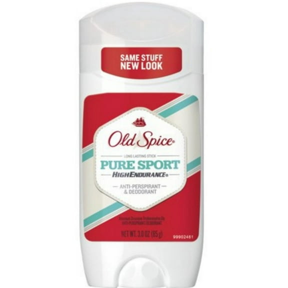 Old Spice High Endurance Anti-Perspirant & Deodorant, Pure Sport 3 oz (Pack of 4)