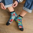 thumbnail image 3 of Pofeuu Japanese Koi Print 30cm Socks, Adult Running Hiking Socks for Youth and Adult, 3 of 7