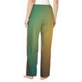 thumbnail image 3 of Daiia Orange To Teal Gradient Women's Sleep Pant with Pockets and Drawstring,Pajama Pants-XX-Large, 3 of 9