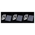 thumbnail image 4 of Wisewang Transparent Silicone Head Art Stamper Scraper Manicure Polish Stamping Tools 1pcs 3Set, 4 of 6
