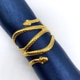 thumbnail image 4 of Snake Napkin Rings, Metal Animal Napkin Rings Holders for Holiday Party, Wedding, Banquet, Formal, Table Setting, Casual Dinning, Christmas Dinner Party, Home Table Decor 12 Pieces, 4 of 6