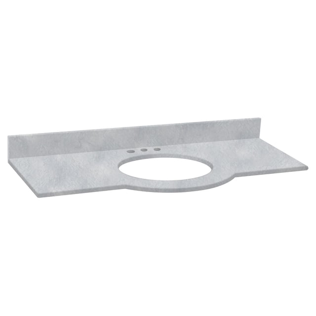 49.5-in. W 22-in. D Stone Top In Bianca Carara Color For 3H4-in. Faucet AI-18333