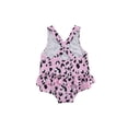 thumbnail image 3 of ITFABS Summer Baby Girl Nylon Printed U-shaped Neck Cross Strap Ruffle Swimwear, 3 of 6