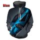 thumbnail image 3 of Sudadera con capucha con estampado 3D de la serie Super Car para hombre, sudadera holgada de gran tamaño a la moda, sudaderas para hombres, 3 of 5