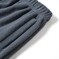 thumbnail image 5 of Sweatpants for Men Casual Fuzzy Fleece Thermal Trousers Fashion Pants Drawstring Elastic Waist Long Johns, Gray, XL, 5 of 8