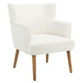 thumbnail image 3 of SAFAVIEH Delfino Modern Style Accent Chair, White, 3 of 7