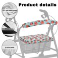 thumbnail image 5 of HELLHERO Strawberries Walker Seat Cushion Cover & Backrest Covers for Streets and Parks Machine Washable Stain Proof Soft Reusable, 5 of 7