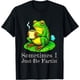 thumbnail image 1 of Sometimes I Just-Be Fartin' Frog Meme Unhinged Weirdcore Camiseta de manga corta, 1 of 2