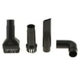 thumbnail image 1 of 4Pcs Universal Replacement Round Dusting Brush Soft Vacuum Attachment 15mm Black, 1 of 8