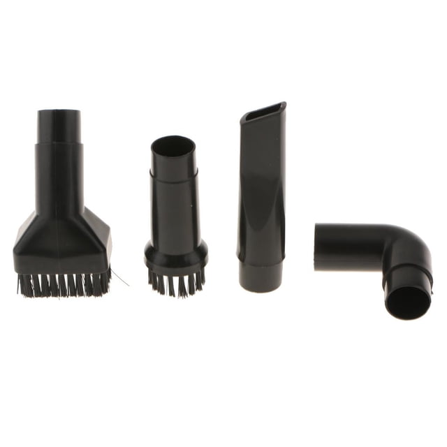 SET 4 Micro Vacuum Attachments -Power Nozzle & Dust Brush & Elbow Connector Tube for Vacuums With 32mm/1.25'' Inner Connector