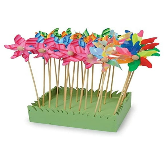 Wooden Handled Windmill (Set of 24)