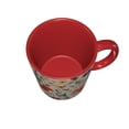 thumbnail image 5 of Wildflower Floral Coffee Mug Fun Custom Ceramic Mugs 11oz Red, 5 of 5