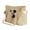 Khaki, variant on Medium Canvas Tote Bag with Zipper & Multi-Pocket, Heavy Duty Reusable Canvas Purse for Women Men Work Handbag
