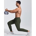 thumbnail image 7 of Pinspark Mens Joggers with Zipper Pockets Lightweight Athletic Track Pants Quick Dry Workout Gym Sweatpants for Men, 7 of 7